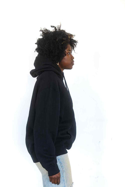 Hooded Sweatshirt in Powder Blue | 100% Cotton Fleece Lined