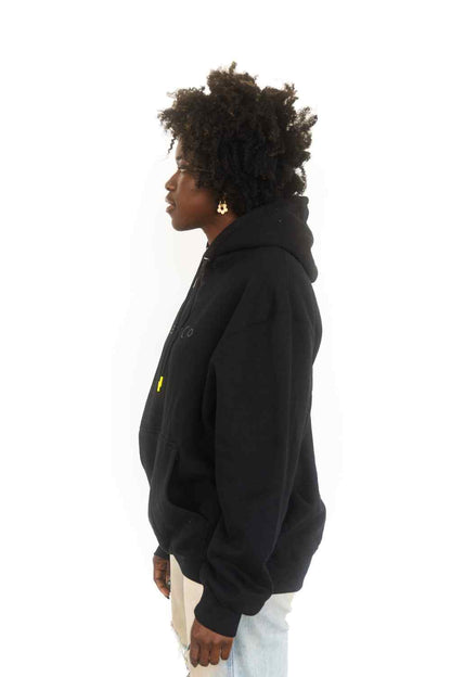 Hooded Sweatshirt in Powder Blue | 100% Cotton Fleece Lined