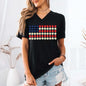Limited Time Only - American Flag Daysies, Flowers Independence Day T-shirt