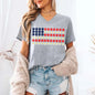Limited Time Only - American Flag Daysies, Flowers Independence Day T-shirt