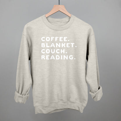 Coffee Blanket Couch Reading