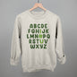I Love You Clover Alphabet