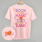 Book In My Hand, Toes In The Sand (Back Print)
