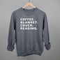 Coffee Blanket Couch Reading