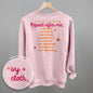 Say Your Affirmations (Back Print)