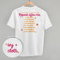 Say Your Affirmations (Back Print)