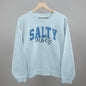 Salty Vibes Arch + Script Distressed
