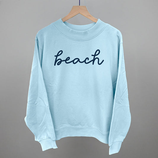 Beach (Blue Script)