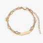 Bow Chain Double Strand Bracelet