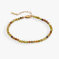 Green Ombre Semi-Precious Beaded Anklet