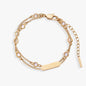 Infinity Chain Double Strand Bracelet