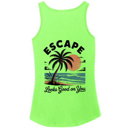 Neon Green - LPC54TT - BACK
