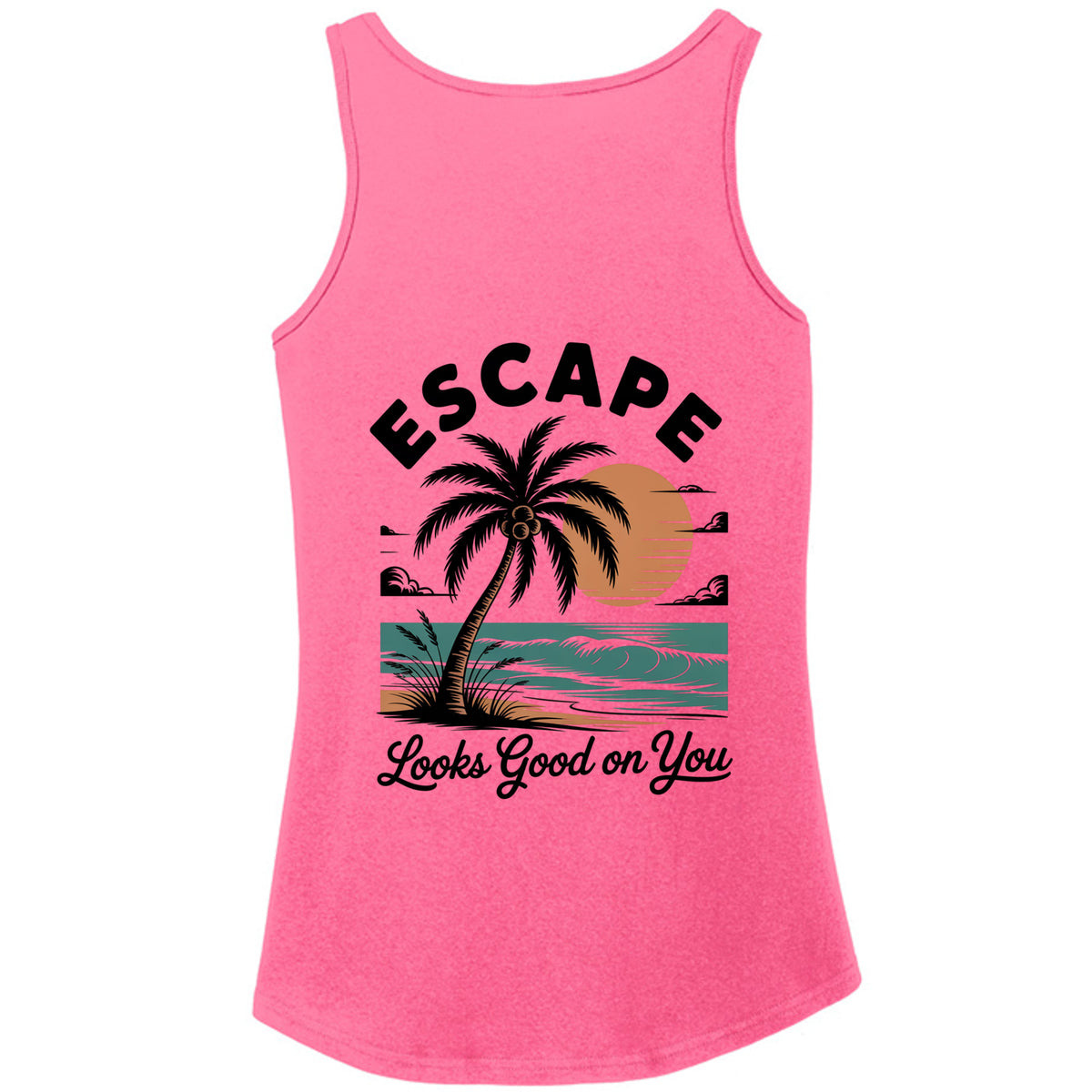 Neon Pink - LPC54TT - BACK