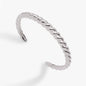Puffy Rope Texture Cuff Bracelet